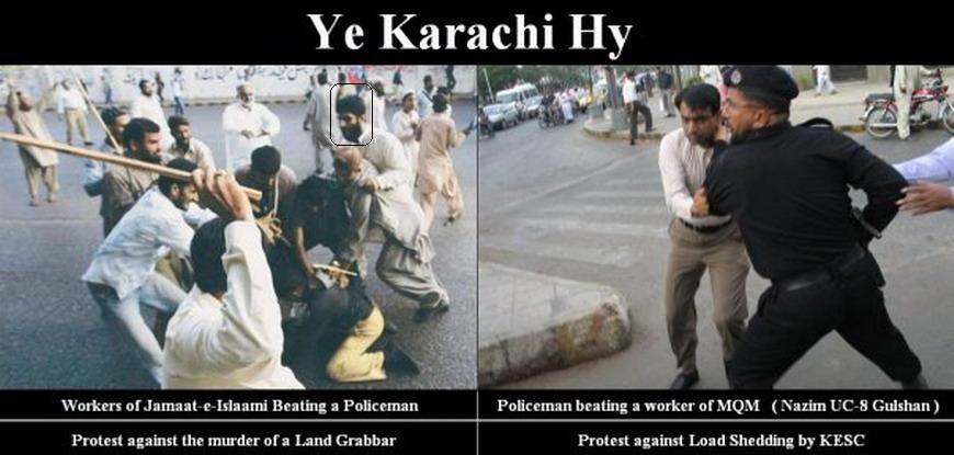 Jamati Terrorists torturing Policemen in Karachi