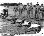 Jamat e Islami razakars in East Pakistan getting military training
